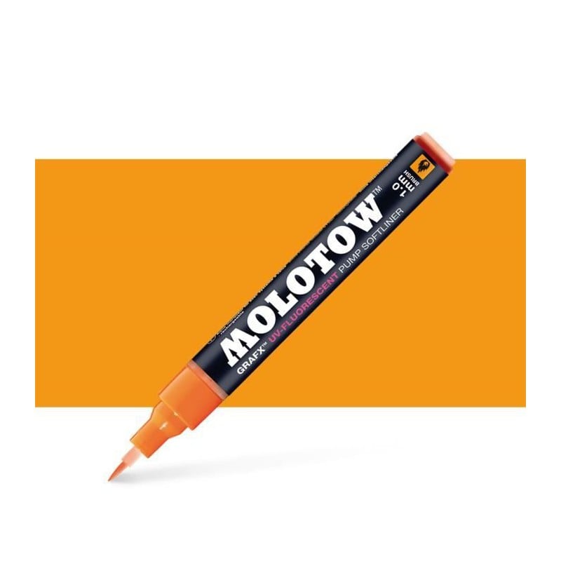 Softliner fluorescent rèactif UV - GRAFX UV - Orange - 1mm - -004 - 16 cm mighty-games-Softliner fluorescent rèactif UV - GRAFX UV - Orange - 1mm - -004 - 16 cm